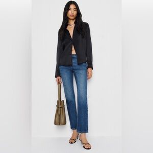 Luca Stretch Low Rise Slim Straight Cropped Jeans